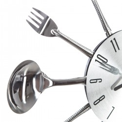 Horloge "Cuisine gourmande" en métal - My Kozy Shop