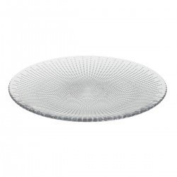 Assiette plate grise 28cm 