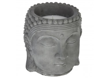 Bougie parfumée citron Bouddha ciment 