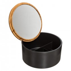 Boîte ronde et miroir Natureo