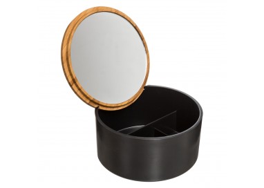 Boîte ronde et miroir Natureo