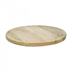 Assiette ronde en manguier D30cm 