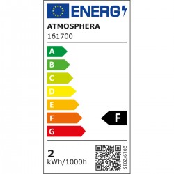 Ampoule à filament droit ambrée 