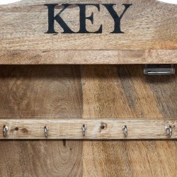 Boîte à clés bois de manguier 
