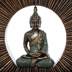Bouddha  assis sur support 