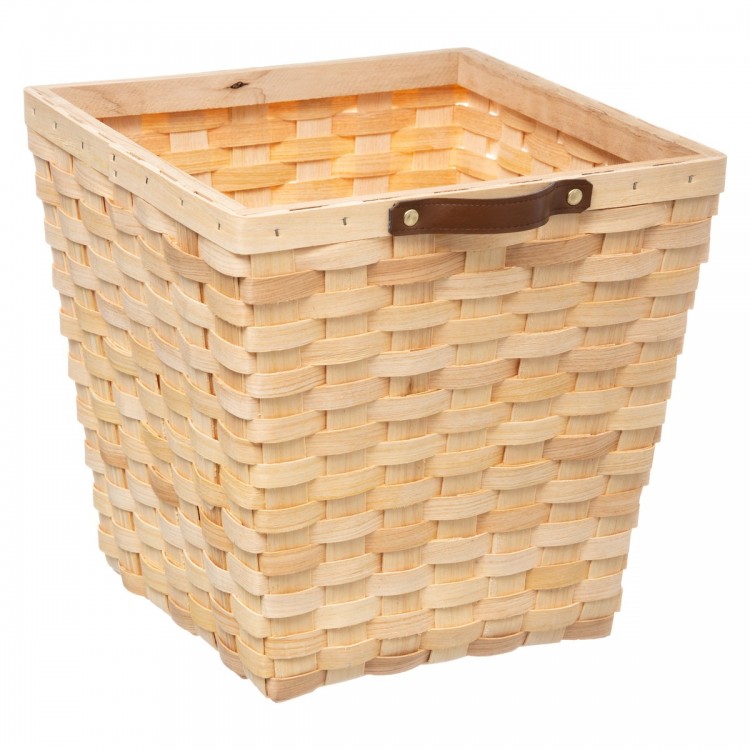 Boîte de rangement bois tressé