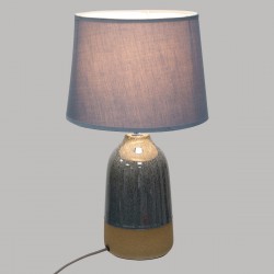 Lampe céramique Pietra Bleu 
