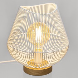 Lampe filaire blanche Jena