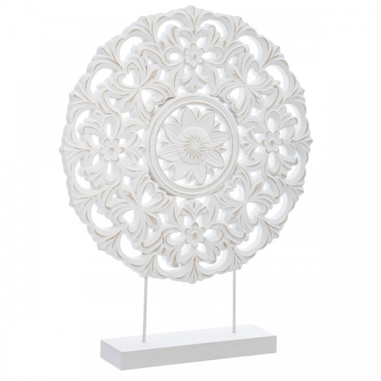 Cercle sculpté Blanc - My Kozy Shop