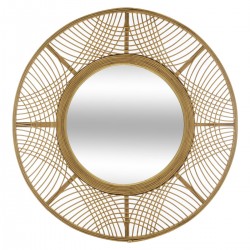 Miroir en bambou