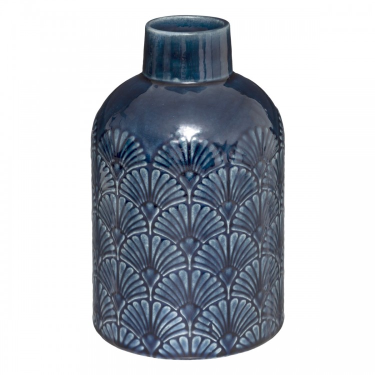 Vase en céramique 3D Feel bleu - My Kozy Shop