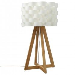 Lampe sur pied en bambou "Moki" H55 cm