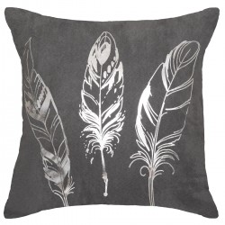 Coussin "Plume" 40x40cm - 2 coloris