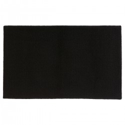 Tapis noir uni 50x80cm