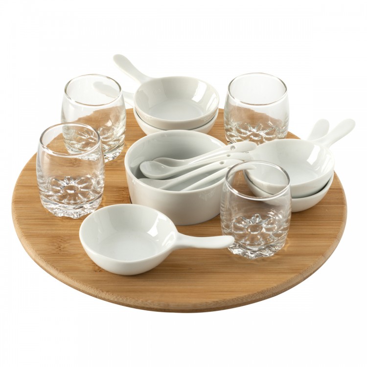 Set Apéritif Bambou 14 pièces