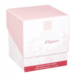 Bougie parfumée Rose et patchouli Maël 190gr