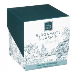 Bougie parfumée Bergamote et jasmin Maël 190gr