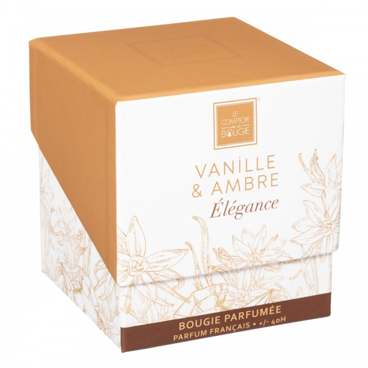 Bougie parfumée Vanille ambrée Maël 190gr
