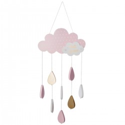 Suspension Nuage Rose