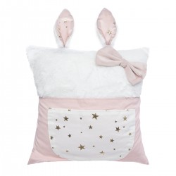 Coussin range pyjama Rose lapin - My Kozy Shop