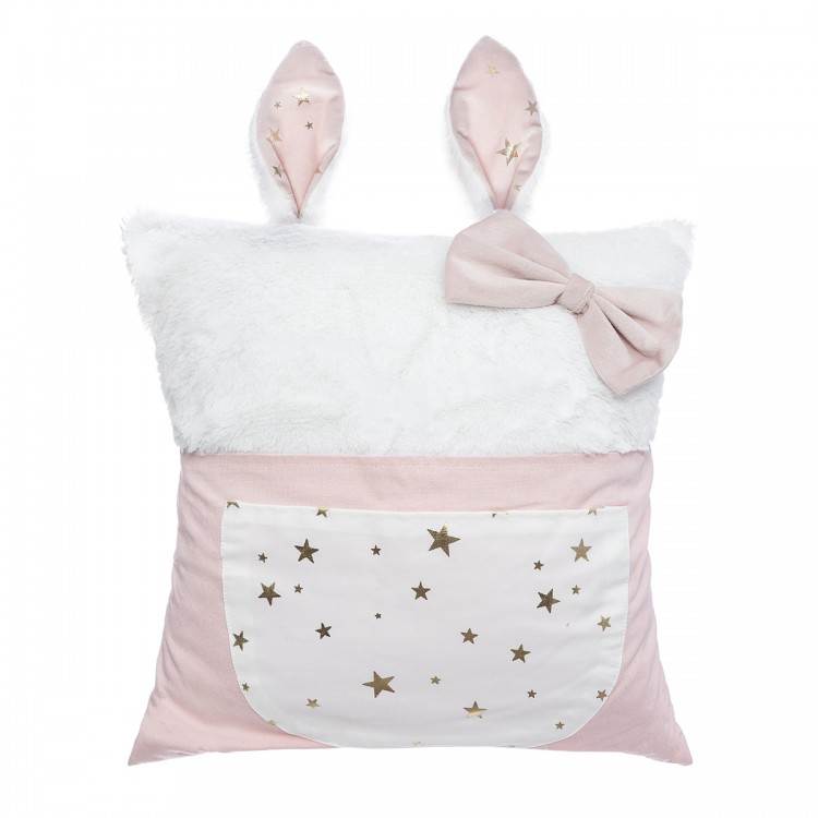 Coussin range pyjama Rose lapin - My Kozy Shop