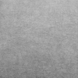 Pouf pliable en velours côtelé gris