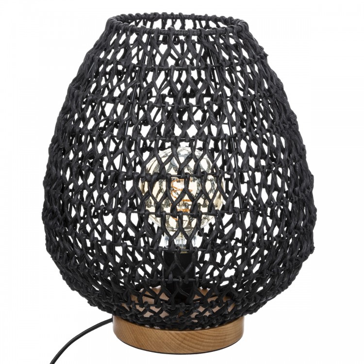 Lampe ajourée "Etel" H35,5 cm - 2 coloris noir - My Kozy Shop