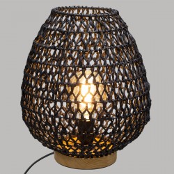 Lampe ajourée "Etel" H35,5 cm - 2 coloris noir - My Kozy Shop
