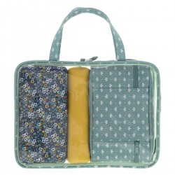 Trousse de toilette x 4 "Spring" - 2 coloris