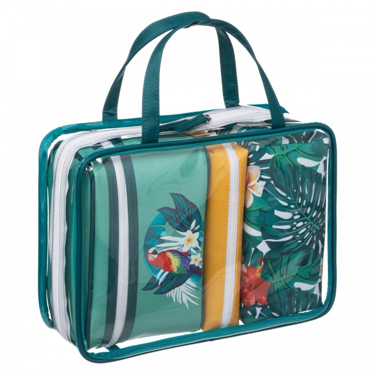 Trousse de toilette Tropicale x4