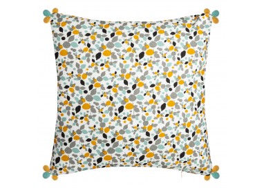 Housse de coussin 3 pompons - My Kozy Shop