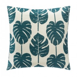 Housse de coussin motif feuille verte - My Kozy Shop