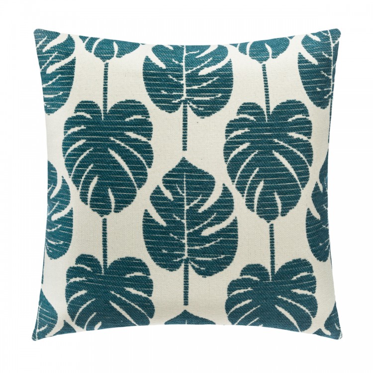 Housse de coussin motif feuille verte - My Kozy Shop