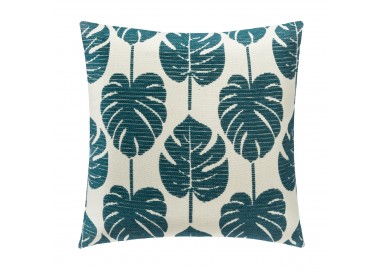 Housse de coussin motif feuille verte - My Kozy Shop