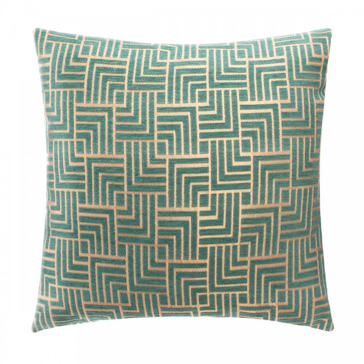 Housse de coussin géométrique vert - My Kozy Shop