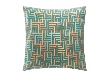 Housse de coussin géométrique vert - My Kozy Shop