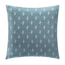 Housse de coussin cactus bleu et or - My Kozy Shop