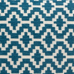 Housse de coussin bleu Etnik