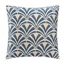 Housse de coussin bleu art déco - My Kozy Shop