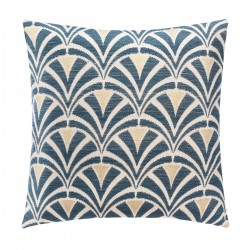 Housse de coussin bleu art déco - My Kozy Shop