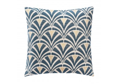 Housse de coussin bleu art déco - My Kozy Shop