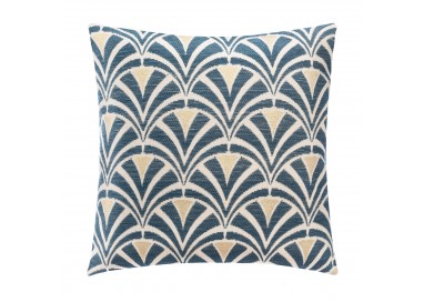 Housse de coussin bleu art déco - My Kozy Shop