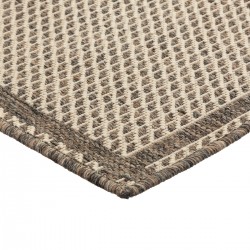 Tapis gaufre Taupe